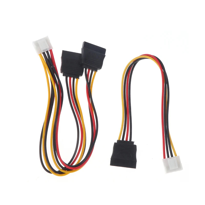 4Pin SATA Power Cable Hikvision DAHUA Mini VCR IP Camera CCTV Hard Qme