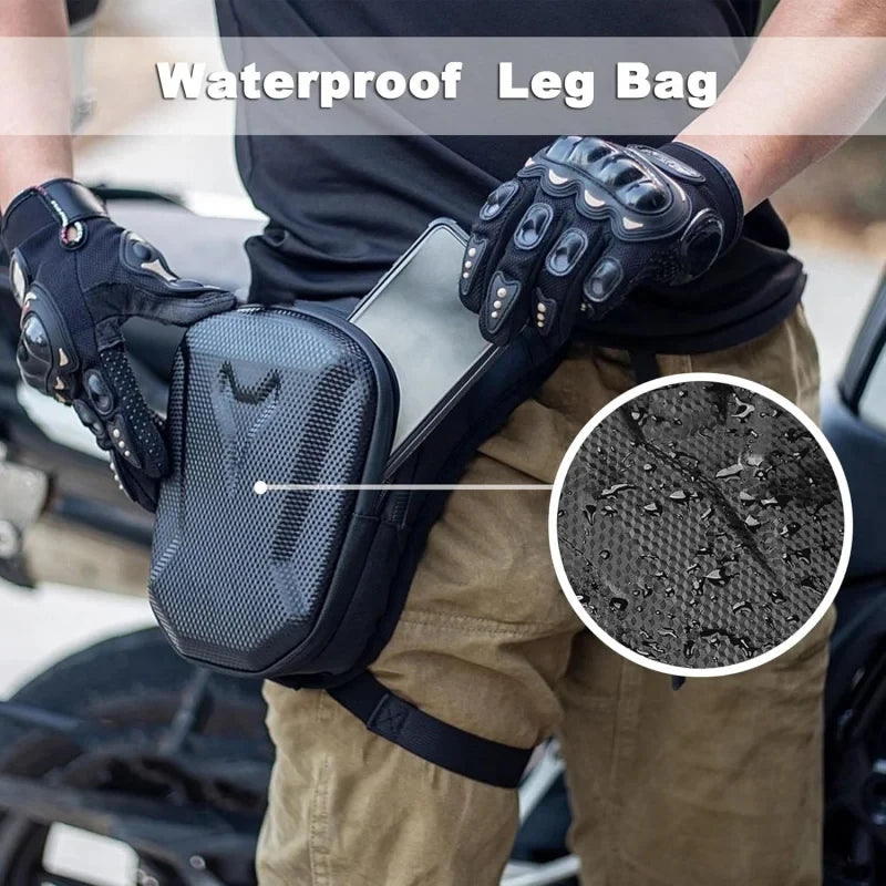 Motorcycle Cycling Thigh Waterproof Tactical Leg Bag Outdoor Qme