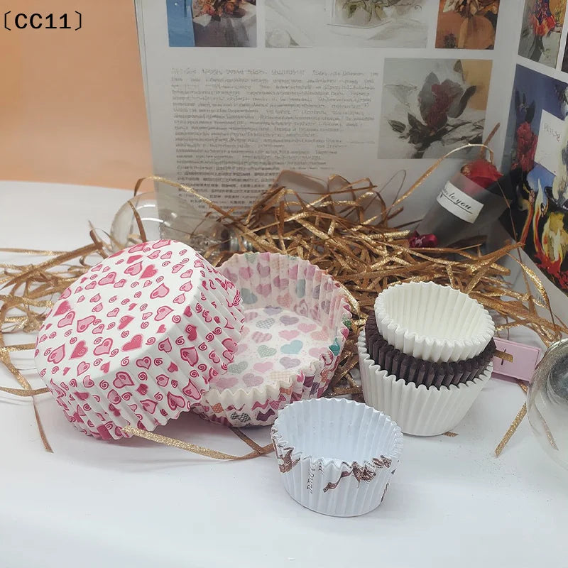 High-temperature Resistant Baking Chocolate Paper Cups Bread Cake 100 Qme