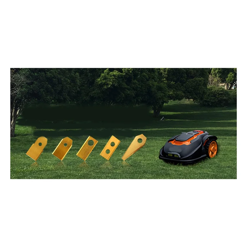 A02F-Robotic Lawnmower Replacement Blades- 9PCS For Mammotion Luba Yuka All Series Including Screwdriver Set Qme