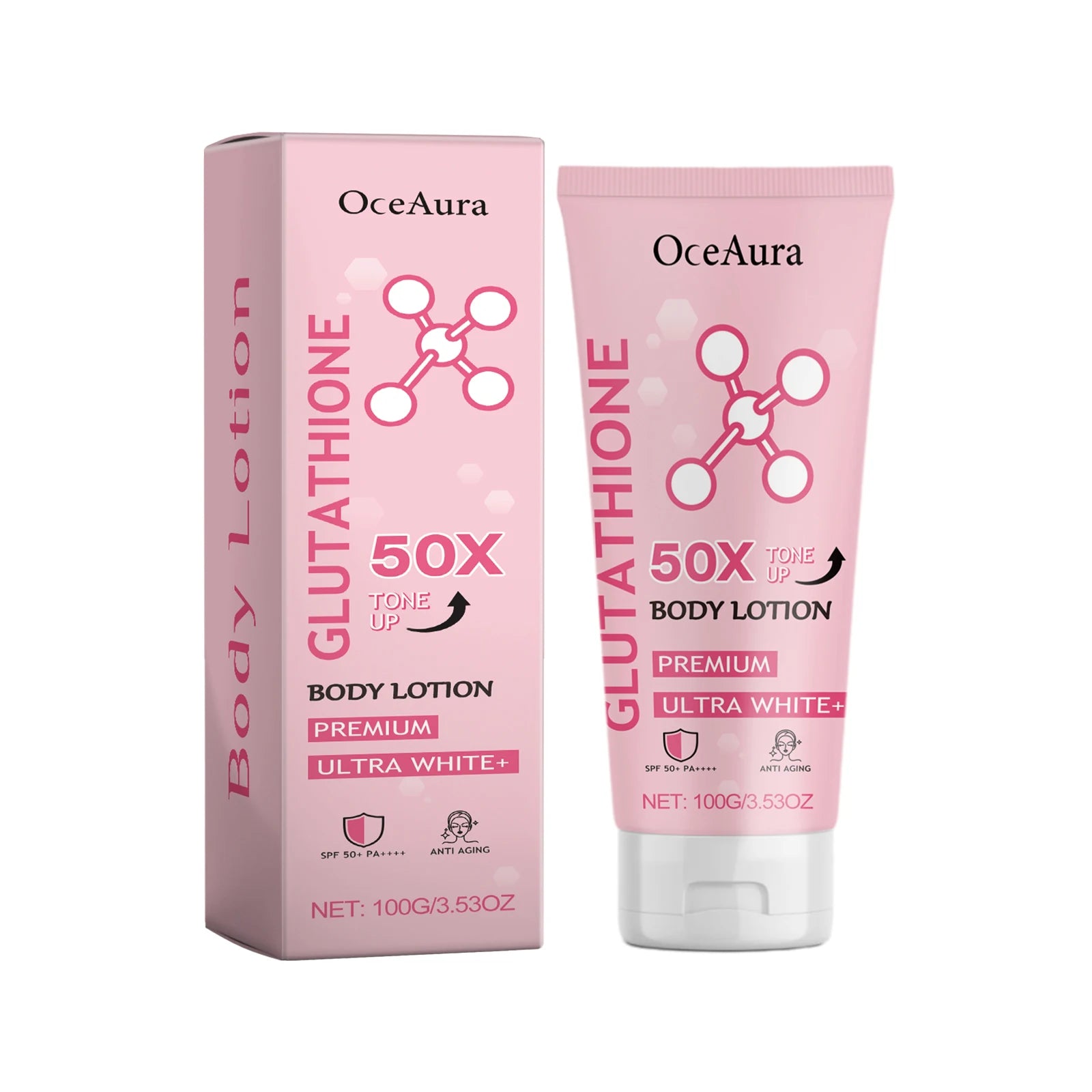 Glutathione Body Lotion Brightening Hydrating Revitalize Even Skin Tone Improve Skin Dry Rough Dullness Moisturizing Body Lotion Qme 100g Boxed