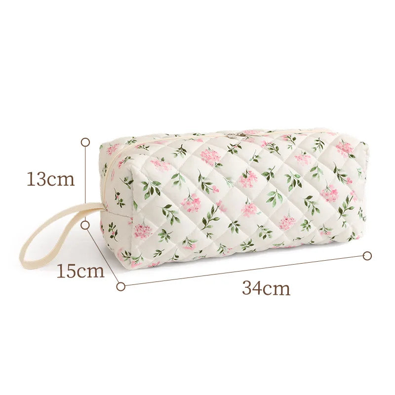 B New Model Portable Hair Dryer Storage Bag Hair Dryer Travel Storage Bag Storage Bag Portable Travel Case Storage Qme pink flower