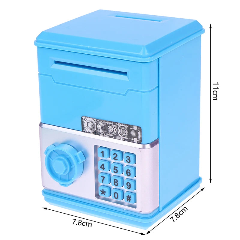 ATM Mini Cash Saving Money Box Password Children's Piggy Bank Qme