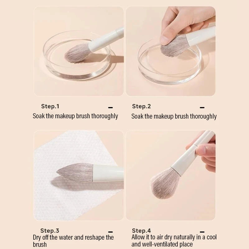 5 7 10 Professional Makeup Brushes Tools White Eyeshadow Eyeliner Qme