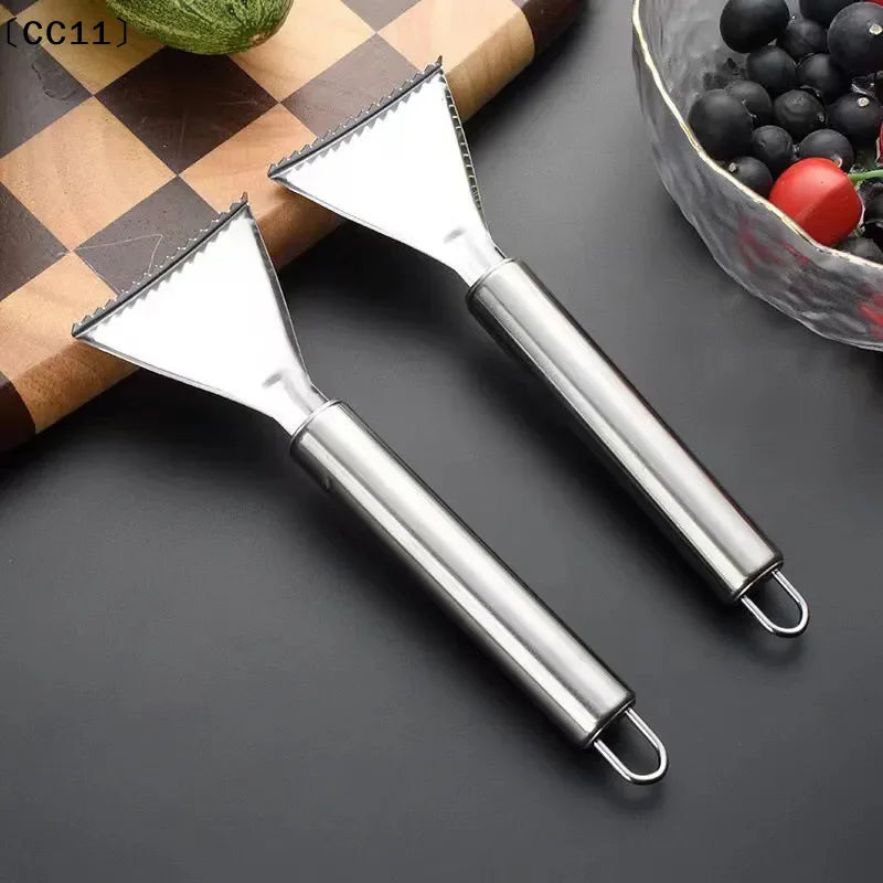 Stainless Fish Scales Scraping Graters Fast Remove Cleaning Peeler Qme