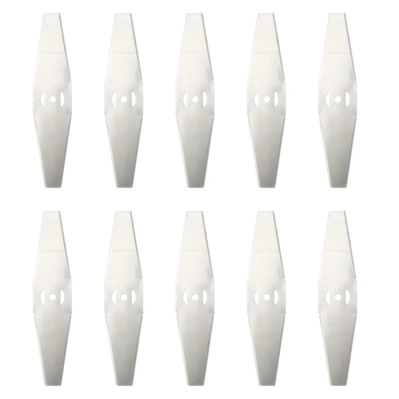 150mm Alloy Replacement Saw Blade Metal Trimmer Head for Rechargeable Battery Lawn Mower Home Garden Cutting Machine Accessories Qme 10pcs