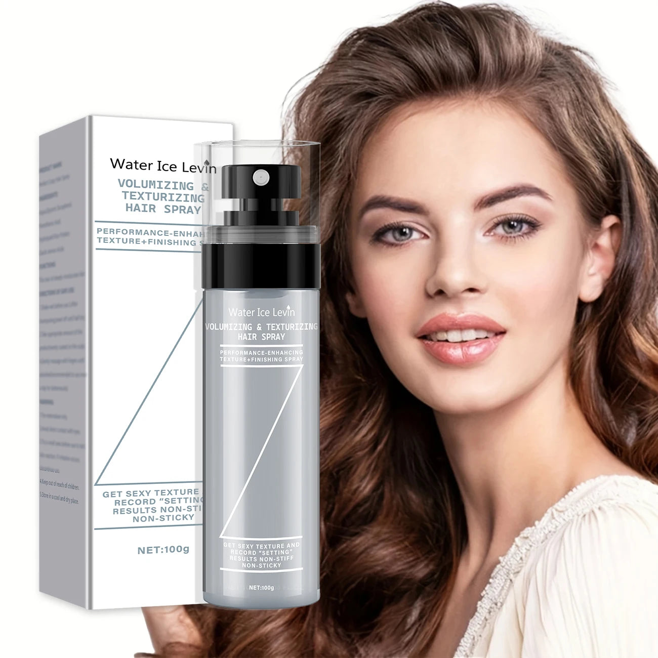 Unisex Hair Gel Rich in Glycerin, No-Rinse, Long-Lasting Hold and Volume, Residue-Free Texture Finish - 100g, Quick-Drying Oil-Control Formula Qme