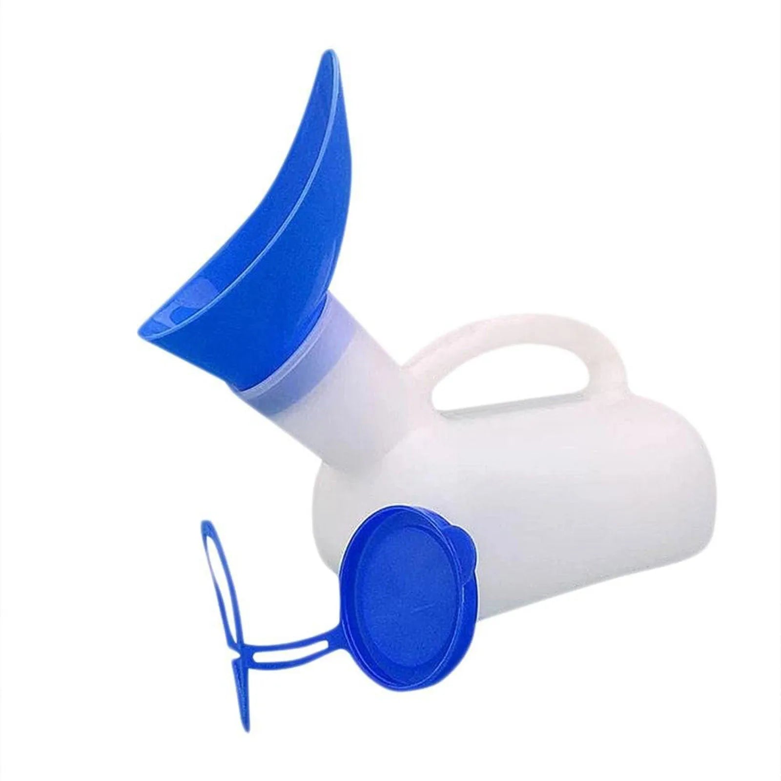 Thick and Portable Men's Emergency Urinal Elderly Patient Large Capacity with Lid Night Pot Urinal Pratical Aid Plastic Bottle Qme