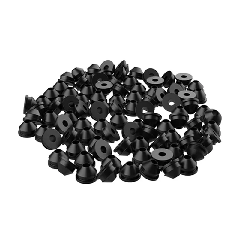 A02F-200PCS Cable Railing Rubber Grommets For 1/8Inch 5/32Inch 3/16Inch Cable For Metal Cable Railing Posts,Cable Railing Kit Qme Black NONE