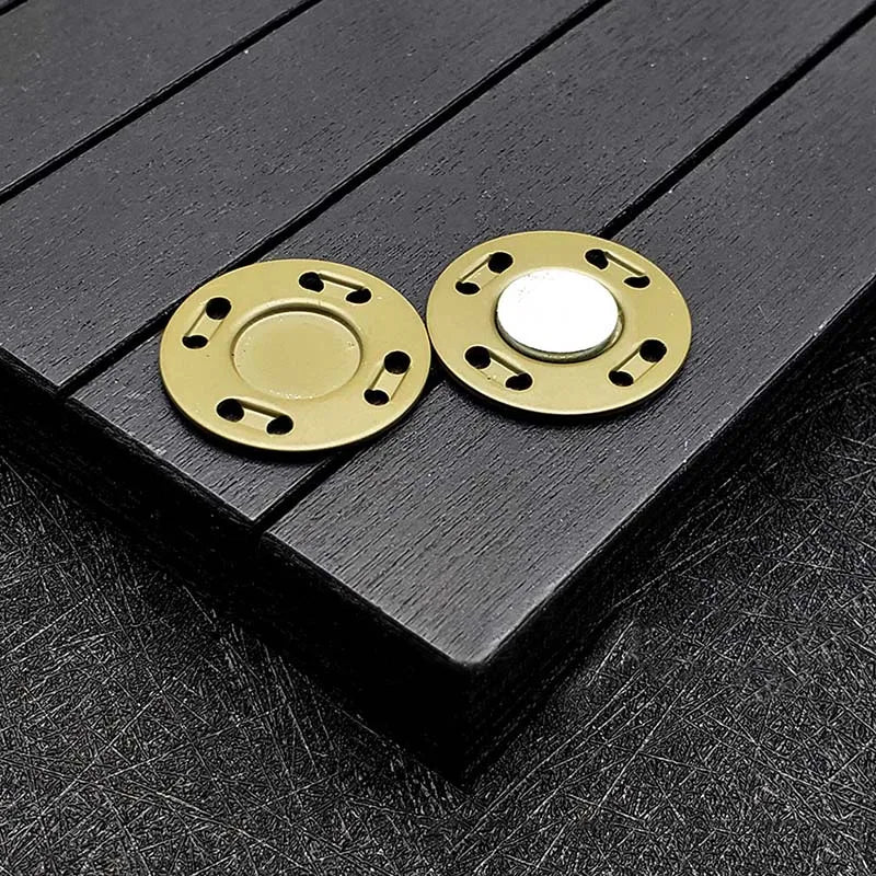 5Pairs 20Colors Metal Magnet Buckle Sewing Accessories Press Button For Jacket Bags Invisible Buckle DIY Cardigan Handwork Decor Qme 5 25mm