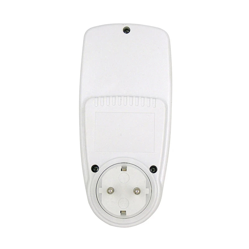 EU Plug Digital Voltage Wattmeter Power Meter Consumption Watt Energy Qme
