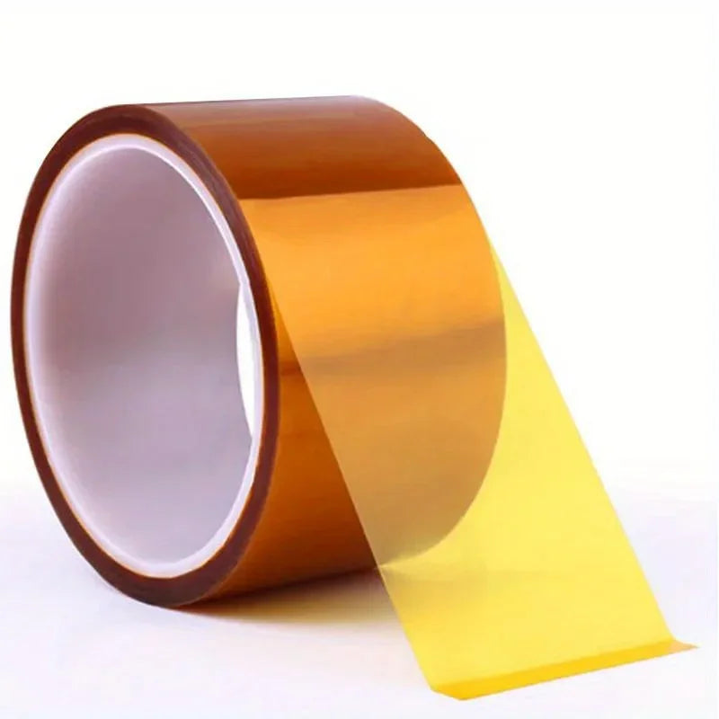 High-Temperature Resistant Polyimide Tape - Thermal Insulation & Adhesive for 3D Printing,Soldering MaLight Beigeg Qme