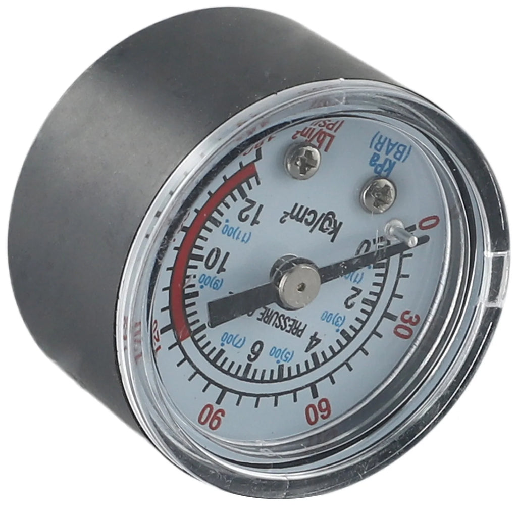 Air Compressor Pressure Gauge 0 To 12Bar / 0 To 180PSI Air Compressor Pneumatic Hydraulic Fluid Pressure Gauge 9mm Thread Qme