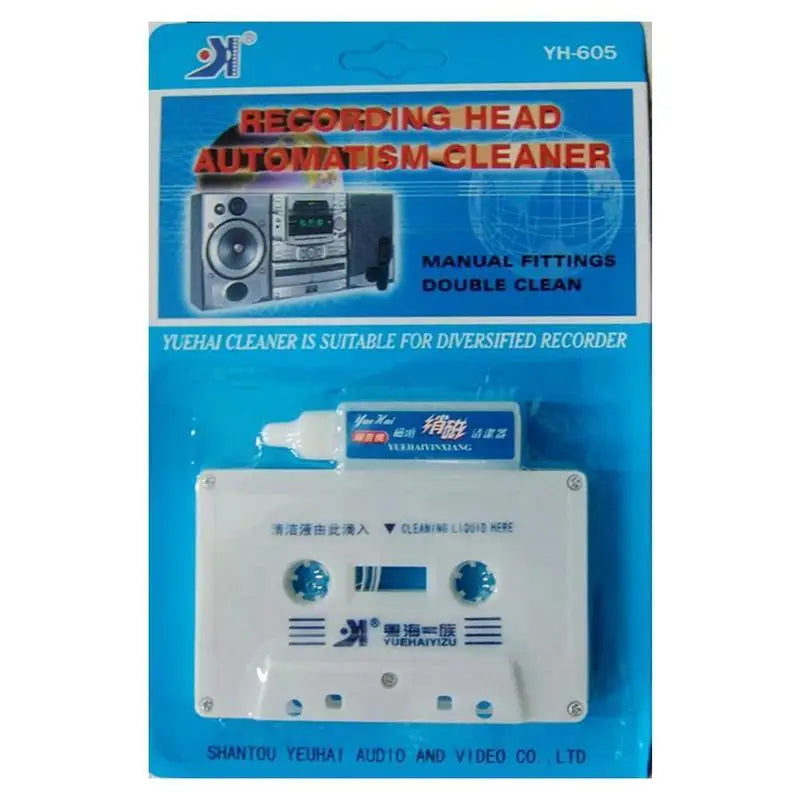Tape Cleaner Tape Recorder Cleaning Tape Line Audio Head Tape Cassette Wet/Dry Tape Head Player Cassette Cleaner Qme A