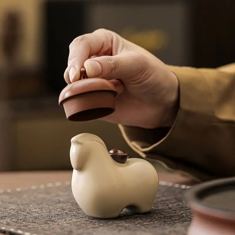 High-end Premium Ruyao May Have Money Soon Zodiac Horse Tea Pet Qme
