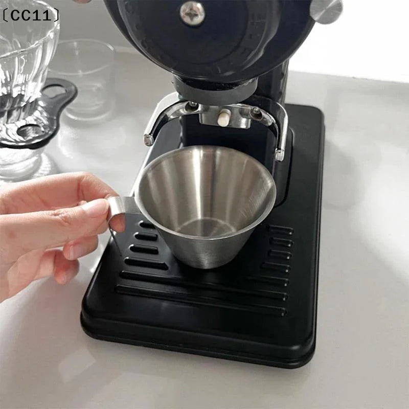 304 Stainless Steel Coffee Measuring Cup Kitchen Tool Scale Mark Qme