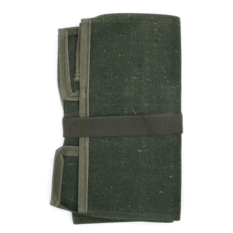 A02F-3Pcs 600X430mm Japanese Bonsai Tools Storage Package Roll Bag Canvas Tool Set Case Qme