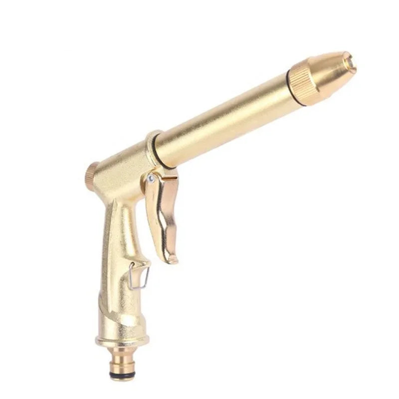 Adjustable Nozzle Pressure Water Spray Car Wash Gun Household Garden Qme Gold