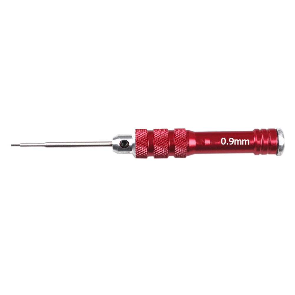 HSS Red Handle Hex Screwdriver Tool Set for RC Helicopter Repair Tools Qme 0.9mm