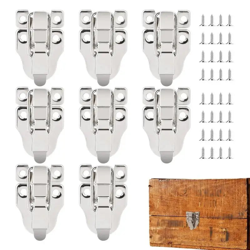 Metal Duckbilled Box Hasp Lock 8X Retro Latch Chest Small Catch Qme China Mainland