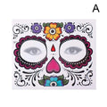 Day Of The Dead Face Tattoos, 13 Sheets Sugar Skull Temporary Face Tattoos Stickers For Halloween Party Facial Makeup Stickers Qme A China