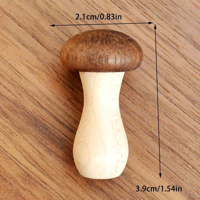 2Pcs Mushroom Wooden Chopsticks Stand Mini Cute Chopsticks Stand Home Decor Kitchen Items. Qme 2PCS
