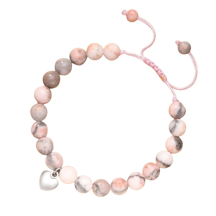 New Arrival Gifts for Birthday/ Love-Natural Stone Beaded Bracelet Handwoven Braided Adjustable Bangle Unisex Fashion Jewelry Qme