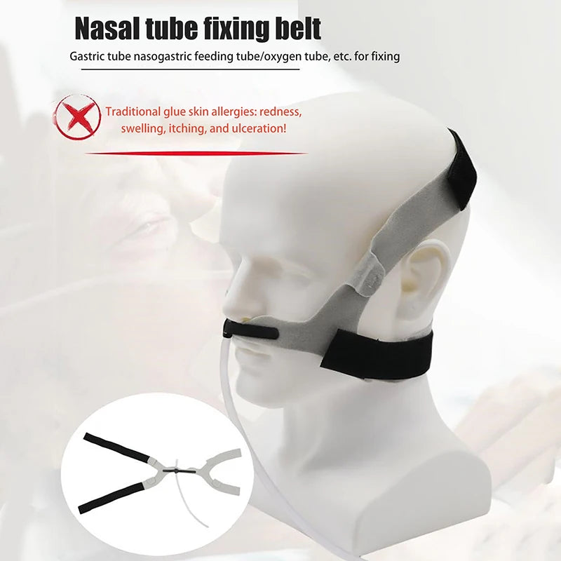 Oxygen Nasal Cannula Headband Comfort Hypoallergenic Ear Tubing Qme