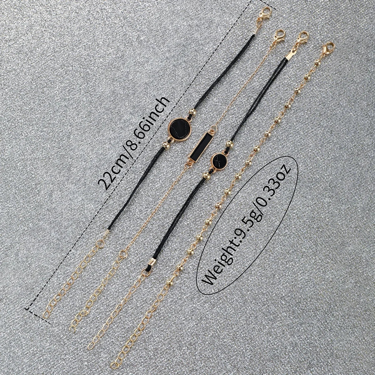 Relógio de quartzo feminino com mostrador céu estrelado, conjunto de pulseiras turquesa, pulseiras fashion, 5 peças Qme