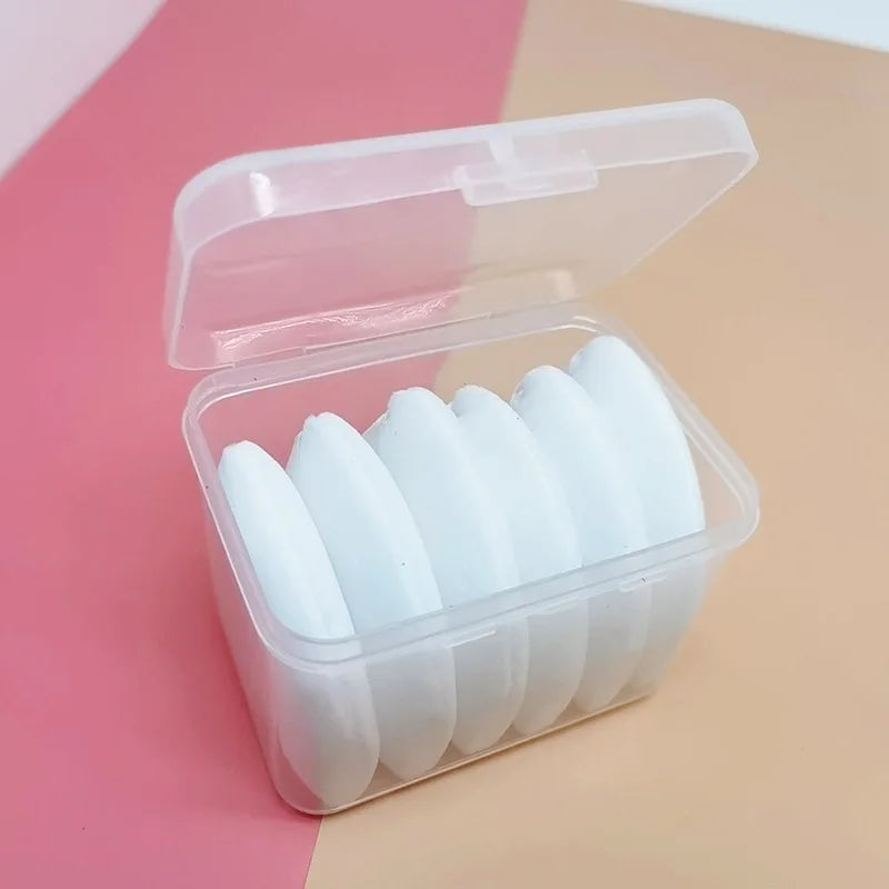 Velvet Powder Puffs Perfect Makeup Finish Soft Lightweight Sponge Qme 6pcs Boxed White China Mainland