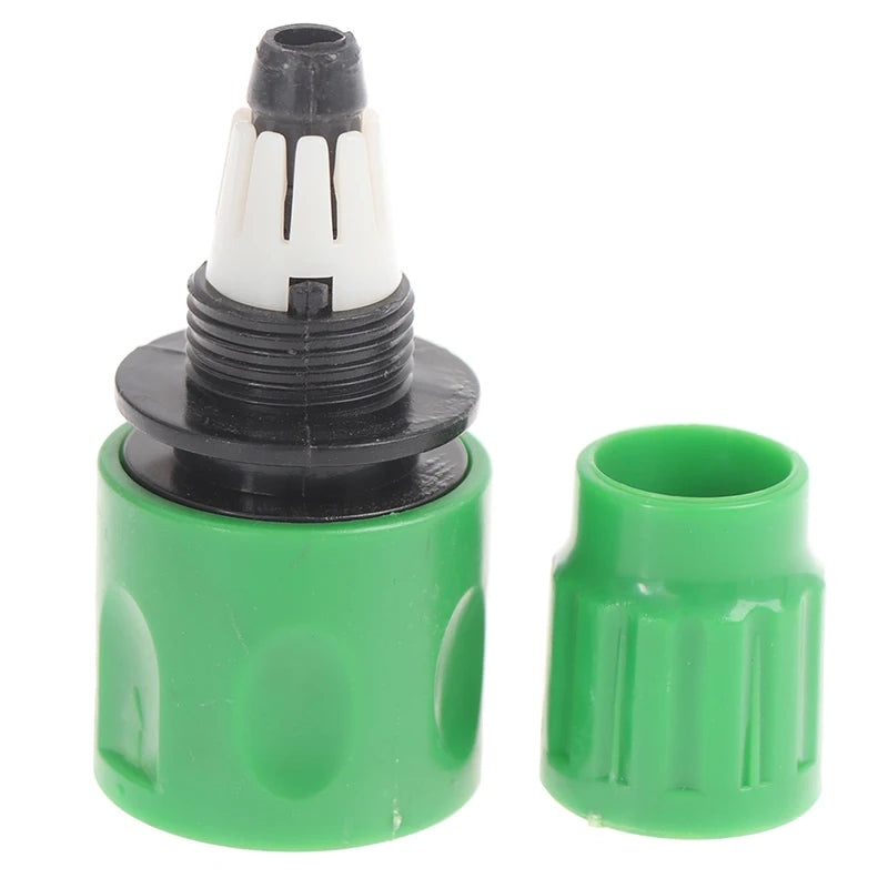 ^1Pc One-Way Quick Connector 3/8" Garden Watering Hose irrigation Connector Qme