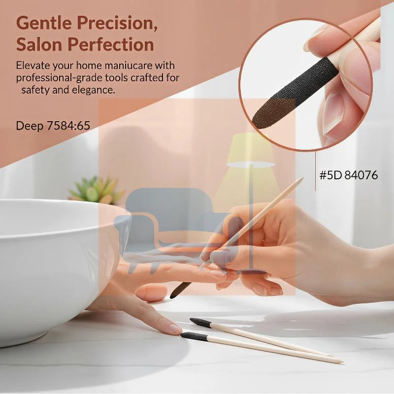 20pcs Dual Purpose Sanding Sticks Precision Frosted Tips Flat Head For Crafts Model Making Qme