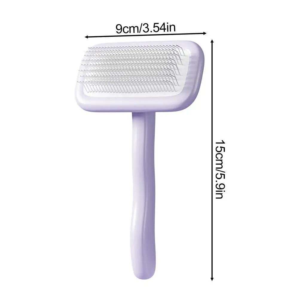 Brush Cats Shedding Pet Hair Removal Tool Brushes Indoor Remove Loose Qme Purple China Mainland