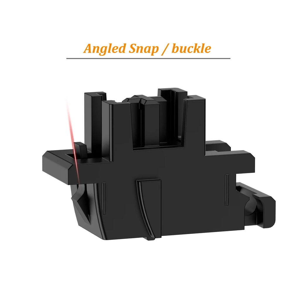 Plate Mount Stabilizer V3, Innovative Pre-clipped Stem for Minimum Wire Wobble 2U 6.25U 7U Plate Keyboard Stabilizers V3 Qme