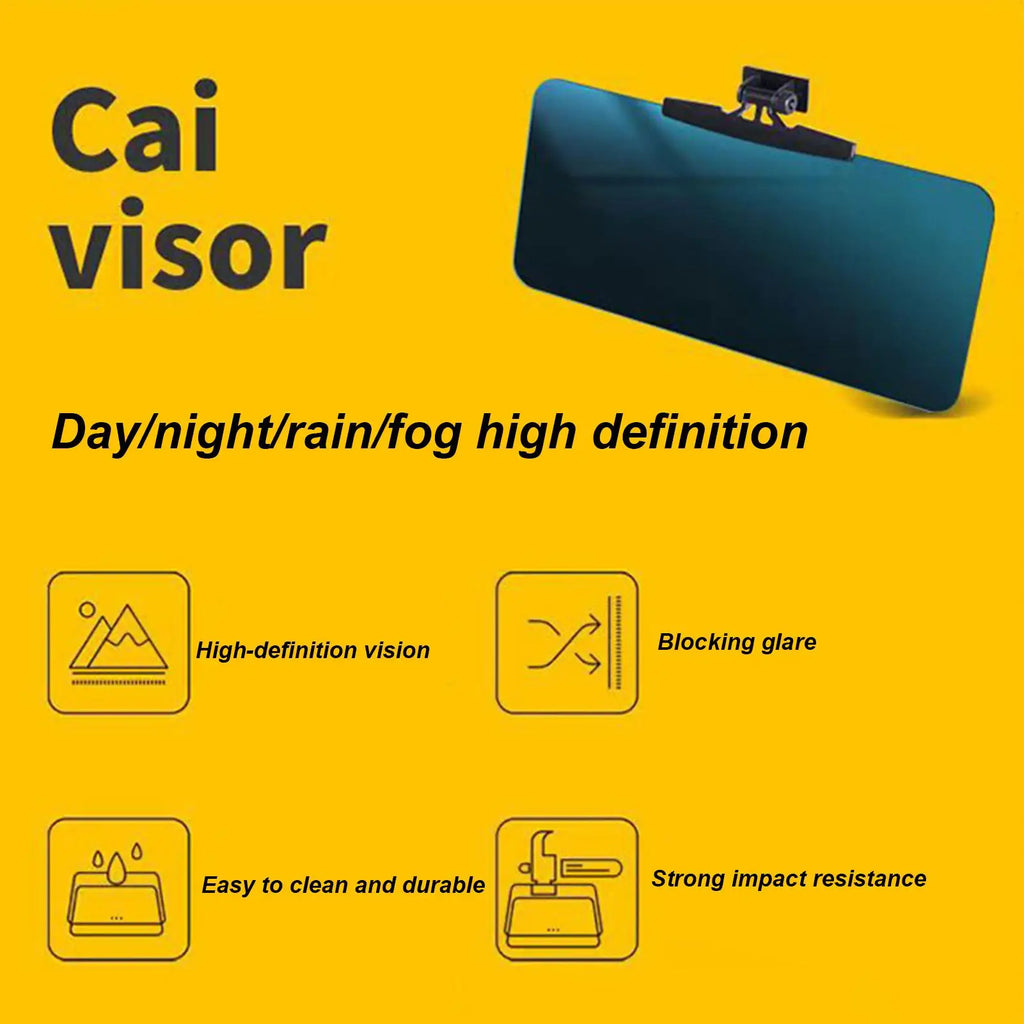 Car Sun Visor Extender Anti-Glare UV-Resistant Polarized Sun Visor Extender for Car 180-Degree Rotation Car Sun Blocker Protects Qme