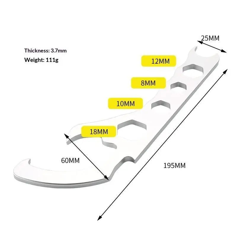 Multifunctional Metal Bucket Opener Labor Saving Design Hex Wrench Qme Thickness 3.7mm