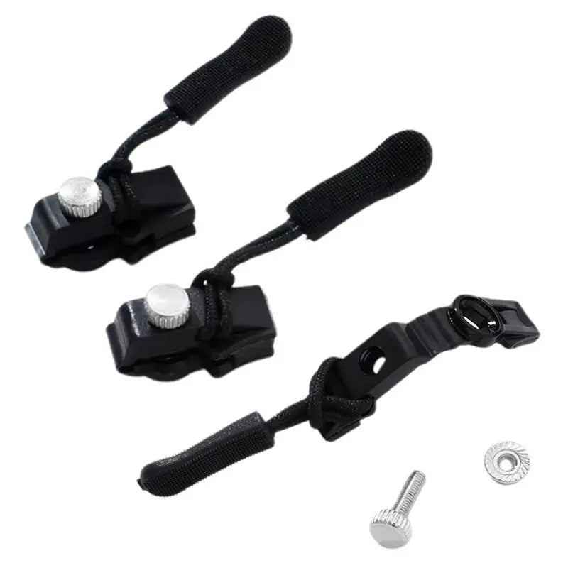Zipper slider Repair Kit Quick Instant Detachable Zipper Head Replacement Zipper Slider Pull For Jacket Bags Coat Free Sewing Qme