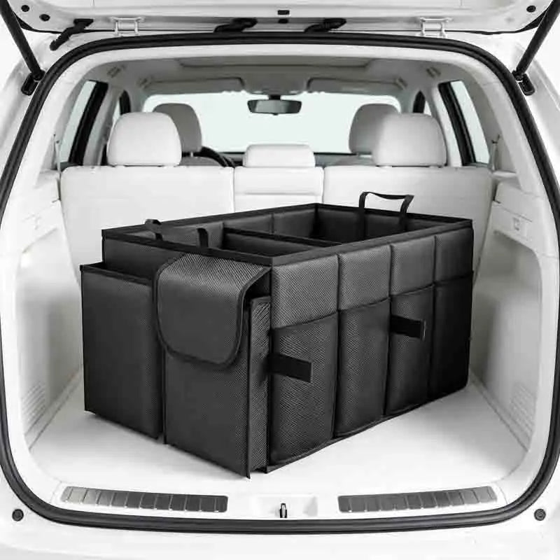 Portable Foldable Car Trunk Storage Box Large Capacity Vehicle Storage Box for Rear Collapsible Container with Space-Saving Desi Qme