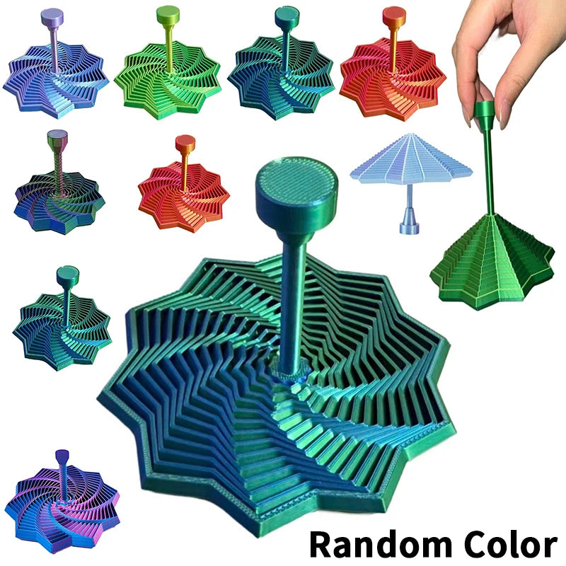 3D Printed Expanded Sensory Fidget Star Expandable Fractal Toys Qme
