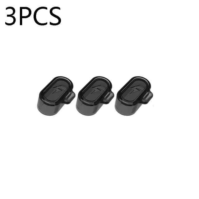 Charging Port Dustproof Plug Cover Protector Cap for Garmin Forerunner 955 945 255 Fenix 7 7S 7X 6 6S 6X TPU Clear Dust Cap Case Qme 3pcs Black