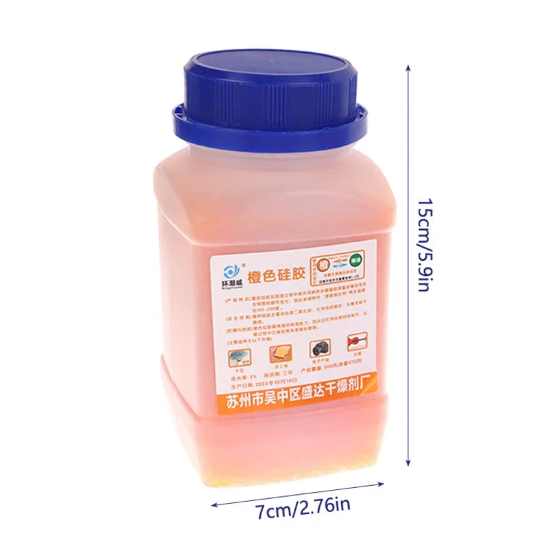 500g Waterproof Reusable Silica Gel Beads Moisture Absorber Electronic Product Desiccant Moisture Absorber Qme