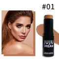 Dual-tone Highlighter Contour Stick Brightening Shading Waterproof Qme 01 natural