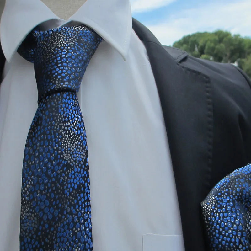 Fashion Men's Classic Paisley Ties Hanky Wedding Business Neckties Qme rt-4