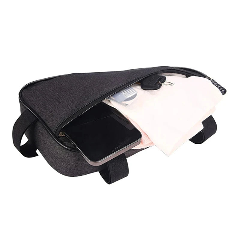 Waterproof Bicycle Bag Triangle Bike Bag Front Tube Frame Bag Mountain Bike Triangle Pouch Frame Holder Bicycle Accessories Qme