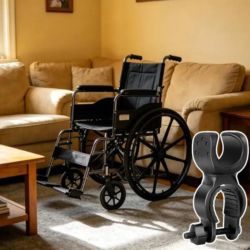 Versatile Stick Bracket 360 Degree Rotation Wheelchairs Durable Cane Qme