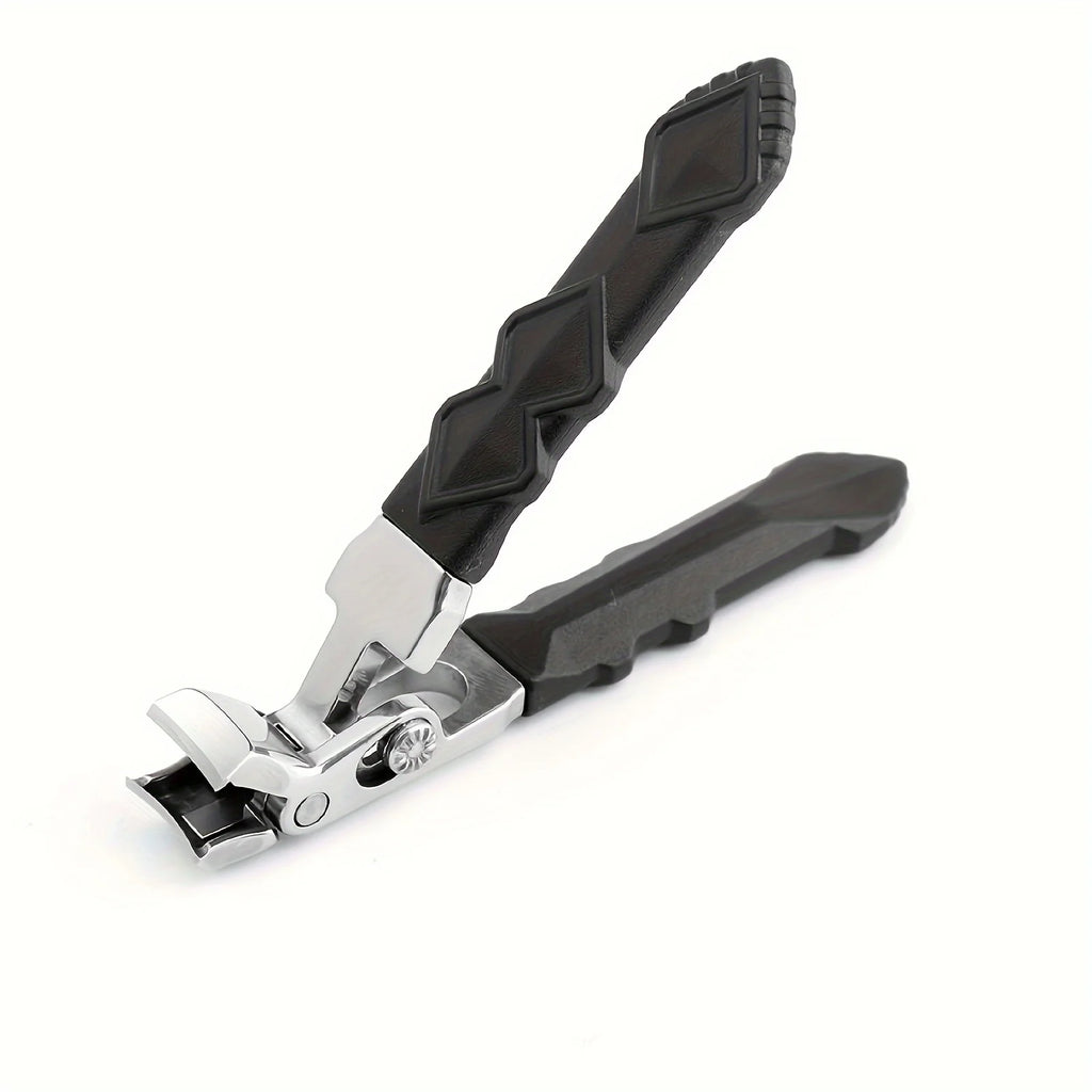 Angled Head Nail Clippers Seniors Ergonomic Toenail Clipper Thick Qme black