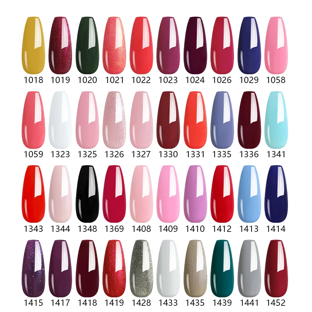 NAILCO 85 Colors Nail Gel UV LED Lacquer Manicure Varnish Hybrid Semi Qme