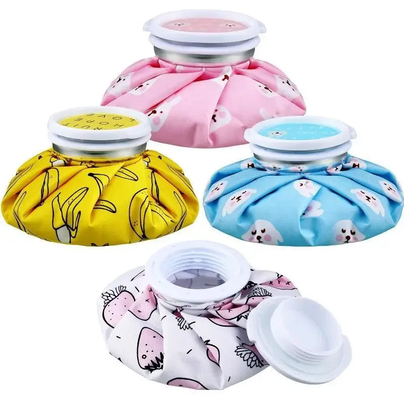 Reusable Ice Water Bag Adults Cold No-leak Elastic Breathable Cute Qme