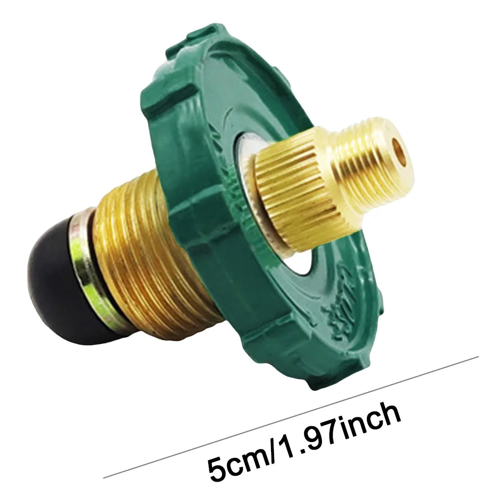 Camping Gas Stove Converter Adapter Gas Furnace Conversion Head Practical Zinc Alloy Camping Stove Accessories Qme