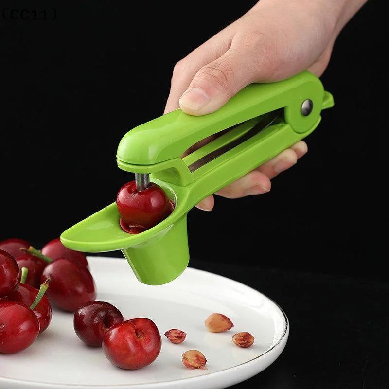 Cherry Fruit Kitchen Pitter Remover Olive Corer Remove Pit Tool Seed Qme